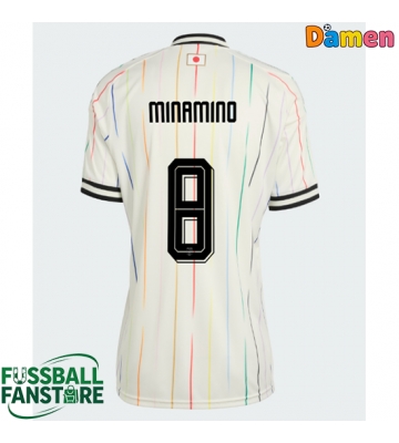 Japan Takumi Minamino #8 Replik Auswärtstrikot Damen WM 2026 Kurzarm